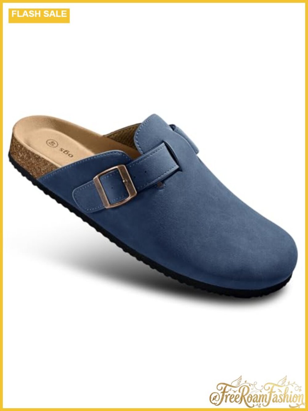 Women's Mule Clogs Cork Footbed Arch Support Fleece Lined Slip-On Shoes